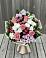 Букет цветов из: Альстромерии, Гвоздики, Розы и Хризантемы в Камышеватской