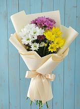 Букет цветов из:  Хризантемы #REPLACE_PRED# Камышеватской