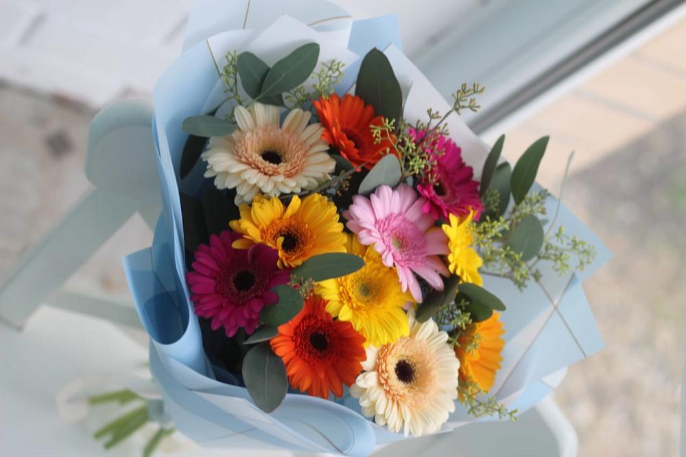 Букет цветов из: Герберы в Камышеватской