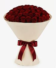 Букет 101 Бордовая роза Блэк Бакарра в Камышеватской
