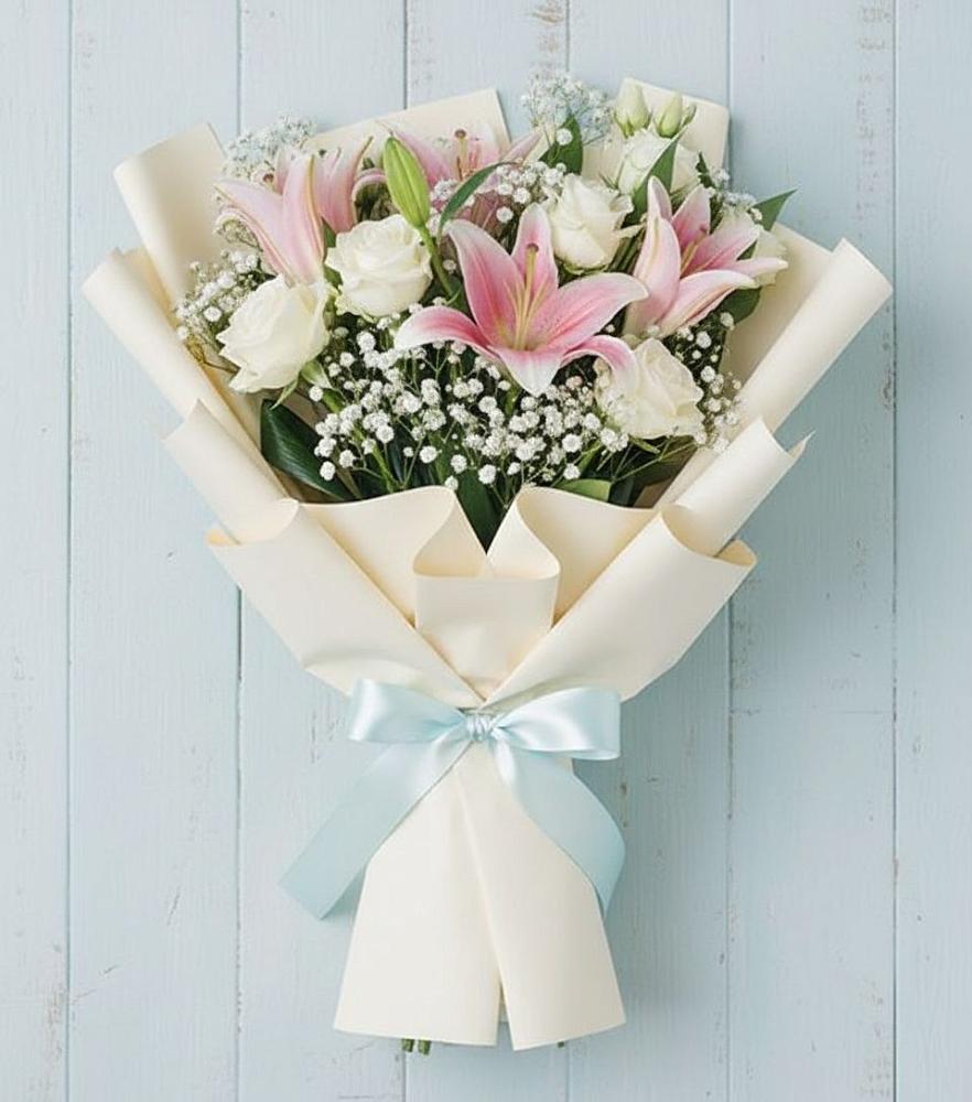 Букет цветов из: Лилии в Камышеватской