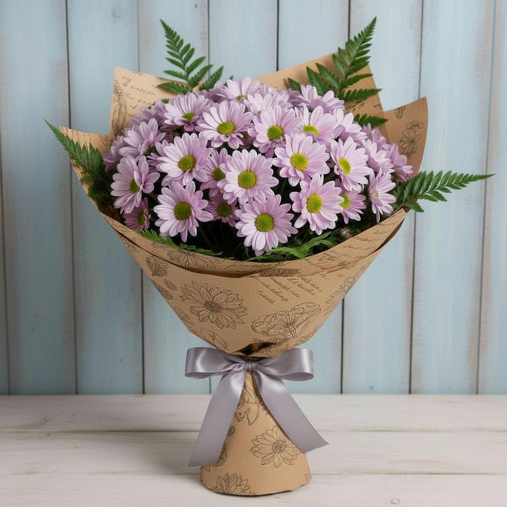Букет цветов из: Хризантемы в Камышеватской