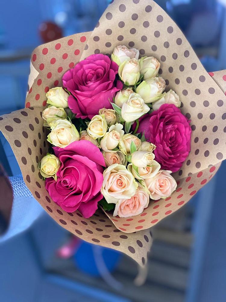 Букет цветов из: Розы в Камышеватской