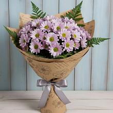 Букет цветов из:  Хризантемы в Камышеватской