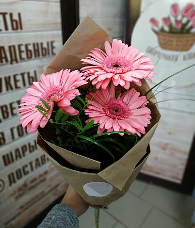 Букет цветов из: Герберы в Камышеватской