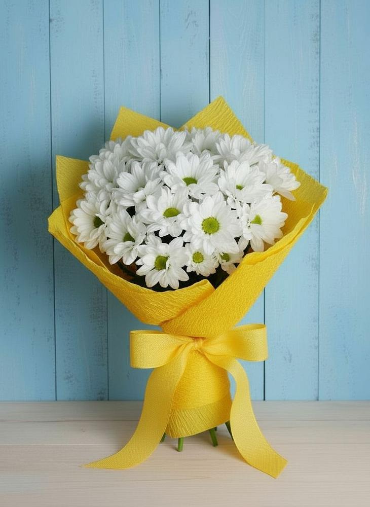 Букет цветов из: Хризантемы в Камышеватской