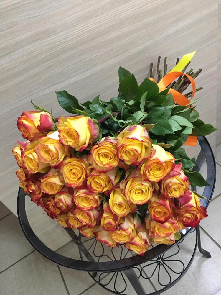 Букет Желтые розы в Камышеватской