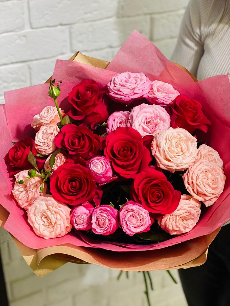 Букет цветов из: Розы в Камышеватской