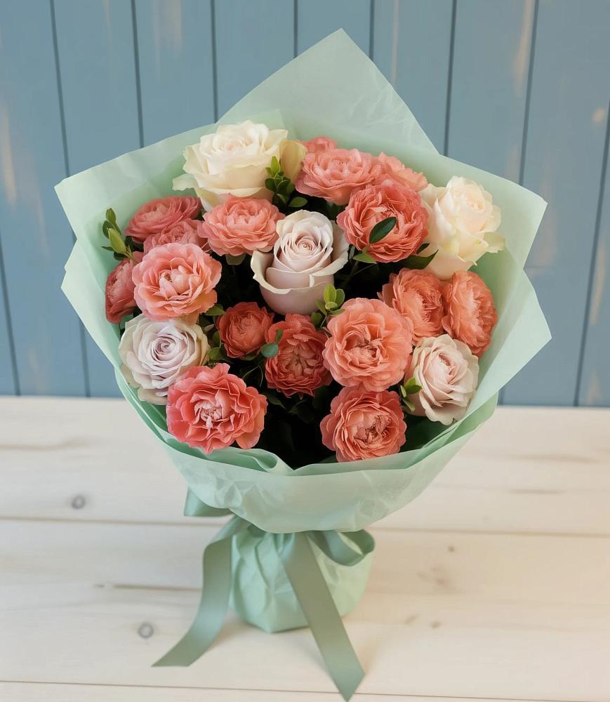 Букет цветов из: Розы в Камышеватской