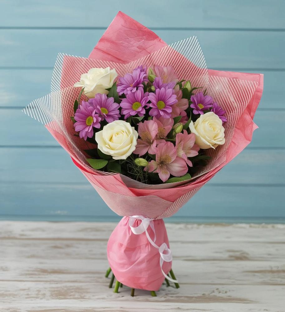 Букет цветов из: Герберы в Камышеватской