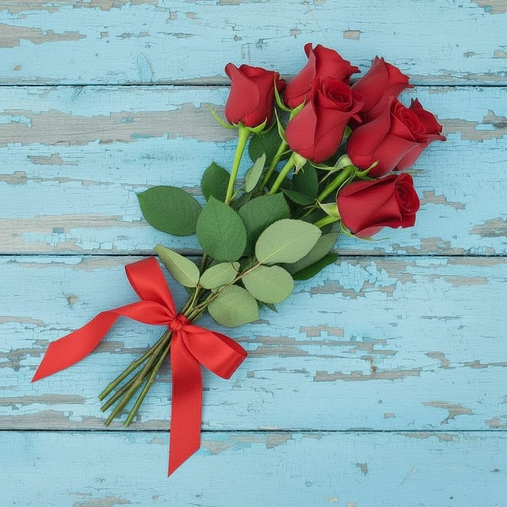 Букет Красные розы в Камышеватской
