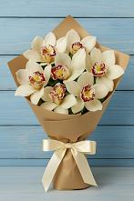 Букет цветов из:  Орхидеи и Розы в Камышеватской