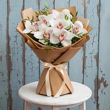 Букет цветов из:  Орхидеи и Розы в Камышеватской